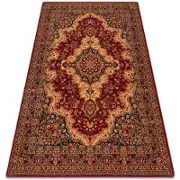Rugsx Ullmatta POLONIA KRÓLEWSKI vinröd 235x350 cm