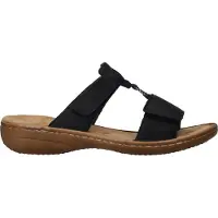 Rieker Pantolette 'Eagle' svart