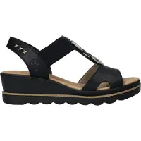 Rieker Sandal ljusgrå / svart