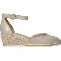 Tamaris Espadriller 22309-179 kvinnor - Guldfärgad - 38