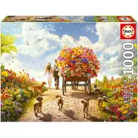 Educa Pussel 1000 Bitar Carrying Flowers