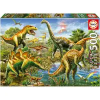 Educa Pussel Jurassic Playground 500 bitar, Educa