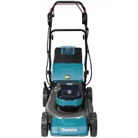 Makita LM001GT202 sladdlös gräsklippare 40Vmax XGT 48 cm 2x5,0Ah DC40RC BL-motor självgående 4-i-1