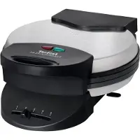 Tefal WM310D, 5 våffla/våfflor, Hjärta (form), Svart, Rostfritt stål, 20 cm, 1000 W, Typ C
