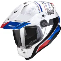 Scorpion ADF-9000 Desert Vit/Blå/Röd L Unisex hvid