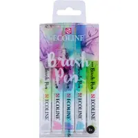 Ecoline brush pen-set Pastell | 5 färger