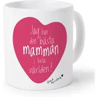 Smartphoto Vit kaffemugg - Hjärta