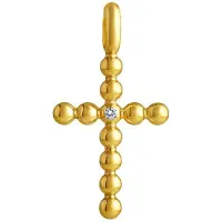 Lempikoru Pearl guld kors med diamant 79 088 40 000