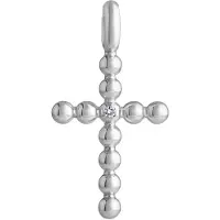 Lempikoru Pearl vitguld kors med diamant 89 088 40 000