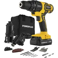 Powerplus Elektrisk Skruvmejsel 20v 25 Bitar