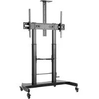 Gembird - Vagn - för TV - height-adjustable, with caster wheels - stål - skärmstorlek: 60-100