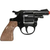 Gonher liten metallpolisrevolver 8 skott - 239883