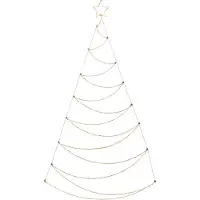 3924-890 Künstlicher Weihnachtsbaum mit Beleuchtung Julgran Bernstein LED Silver EEK: E (A - G) 180 cm