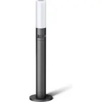 Steinel 069476 LED AUSSENLEUCHTE GL 65 S LED-utomhusmarkbelysning med rörelsedetektor LED LED fast installerad 8.7 W Antracit