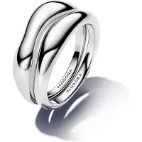 Pandora Essence Organically Shaped Sterling silver silverring 193264C00-60