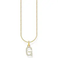 Thomas Sabo 18K guldpläterat bokstavssmycken G KE2246-414-14