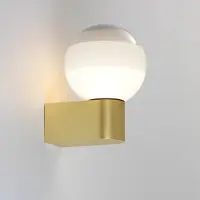 Marset Design vägglampa Dipping Light A1, dimbar, Mässing / guld, Vardagsrum / matsal, Metall, Design, Vägglampa, vägglampa inomhus