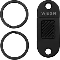 WESN QR, SN03-1, Blacked Out Titanium, keychain tool