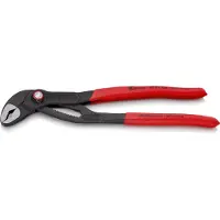Knipex 87 21 250 SB Cobra Quickset vattenpumpstänger med PVC-grepp, 250 mm, 50 mm käftkapacitet
