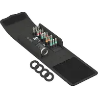 Wera T 1 05134021001 Bit-Set 17 delar Inner-sexkantig, Stjärnspår Pozidriv, Stjärnspår Phillips, TORX inkl. bithållare