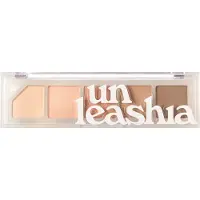 Unleashia Mood Shower Face Palette Ögonskuggspalett 3.5 g Nr. 1 Vanilla Shower