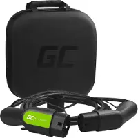 Green Cell EV-laddkabel typ 2-kontakt - 1 fas, 16A - Upp till 3,6 kW - 5 meter