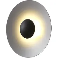 Marset Vägglampa , Ginger 42 C, dimbara, Grå, Vardagsrum, Metall, Design