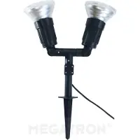 MEGATRON MT70814 Cappi 2 Trädgårdsbelysning LED E27 Svart