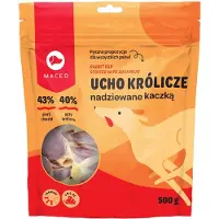Maced Ank Med Kaninöra Hundgodis 500g