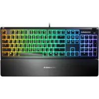 SteelSeries Apex 3 - Tangentbord - bakgrundsbelyst - USB - tangentbrytare: Whisper Quiet Gaming Switch