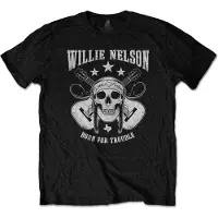 Ginza.se Willie Nelson: Unisex T-Shirt/Skull (Black) (Medium)
