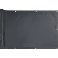 vidaXL Balkongskärm antracit 75x300 cm oxfordtyg