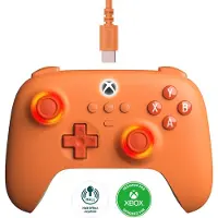 8Bitdo Ultimate C - Spelkontroll - kabelansluten - orange - för Microsoft Xbox One, Microsoft Xbox Series S, Microsoft Xbox Series X, PC