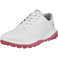 Ecco LT1 White/Bubblegum 39 Golfskor för dam