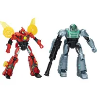 Transformers Earthspark Cyber Combiner Terran Twitch Och Robby Malto Figur