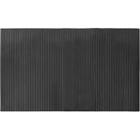 vidaXL Rektangulär matta, grå, 60x100 cm, bambu