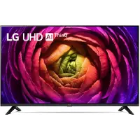Usorteret LG 43 UR7300-serien 43UR73003LA 4K UHD LED Smart-TV (a5 AI 4K Gen6, HDR10/HLG, webOS, Bluetooth 5.0, 3×HDMI, 2×USB) – svart