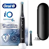 Oral-B iO Series 6s Black Lava 4210201409137 Eltandborste Roterande/Oscillerande Svart