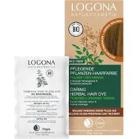 Logona Nourishing plant-based hair dye Powder Amber Brown Hårfärg 100 g