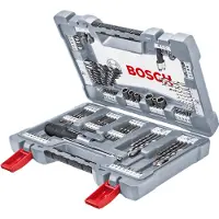 Bosch 2608P00236 105 delar Borr- & bitssats Metall, Sten, Betong, Trä, Murverk 2 mm, 2.5 mm, 3 mm, 4 mm, 5 mm, 6 mm, 7 mm, 8 mm, 9 mm, 10 mm, 11