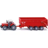 LILLAN & FRIENDS 1:87 Massey Ferguson With Trailer