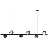 Aldex Hänglampa Bot , dimbar, Svart, Vardagsrum / matsal, Metall, Modern, Pendellampa
