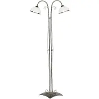 Luminex Golvlampa Antica , Vitt / opal, Vardagsrum / matsal, Glas, Lantlig / rustik, Golvlampa