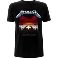 Ginza.se Metallica: Unisex T-Shirt/Master of Puppets Tracks (Black) (Back Print) (Large)