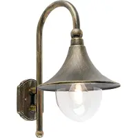 QAZQA Smart utomhusvägglampa antik guld IP44 inkl WiFi A60 - Daphne