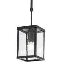 QAZQA Industriell utomhuspendel svart IP44 - Charlois