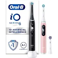 Oral-B iO Series 6 Duo Pack - Black Lava + Pink Sand 2 pcs
