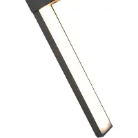 QAZQA Modern utomhusvägglampa svart inkl. LED IP54 - Jamal