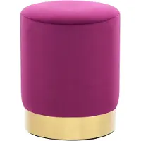 Super Merchant Vidaxl Pall, Lila-Guld, Sammet 28 X 36 Cm