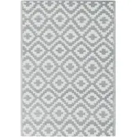 vidaXL Utomhusmatta ARAKIL grå 160x230 cm PP